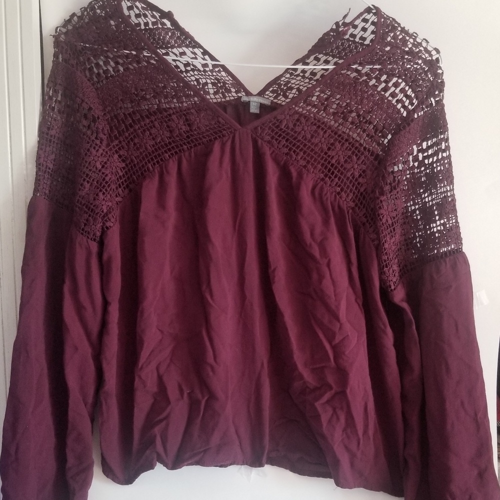 plum blouse